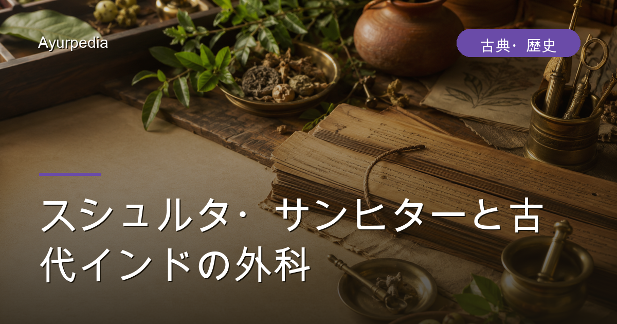 スシュルタ・サンヒターと古代インドの外科
